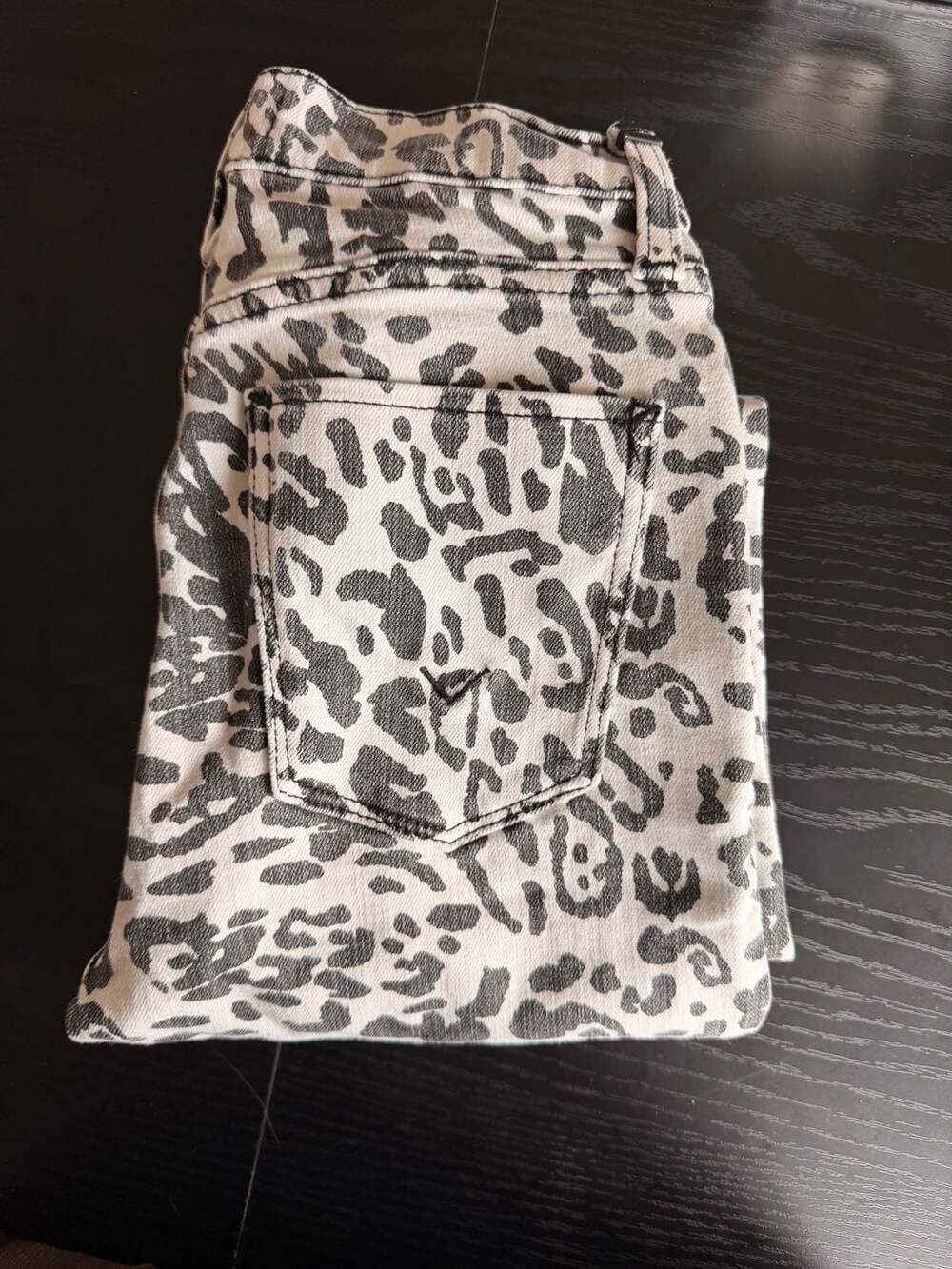 Hudson Los Angeles Barbara Super Skinny Leopard Print Jeans